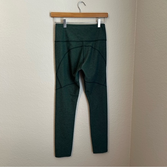 Outdoor Voices Women’s Heathered Hunter Green Warm Up Leggings, Size Small - Picture 5 of 11